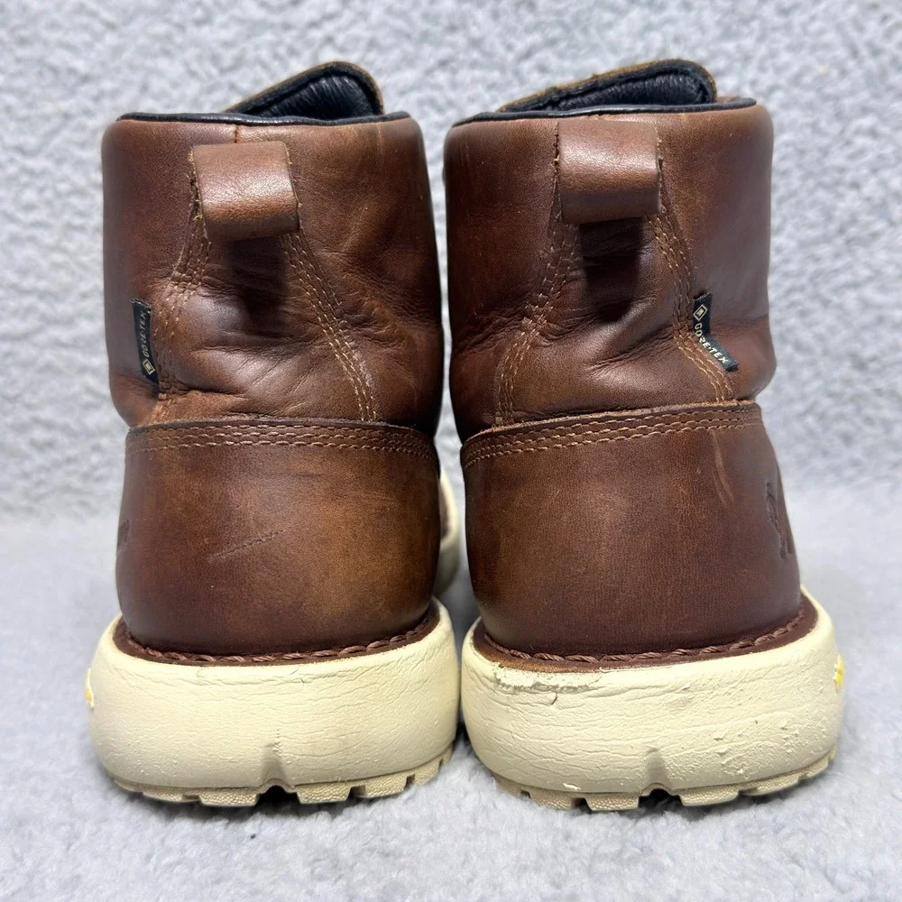 Danner Logger 917 GTX Mens Size 10.5 Waterproof Boots Monks Robe Brown Leather
